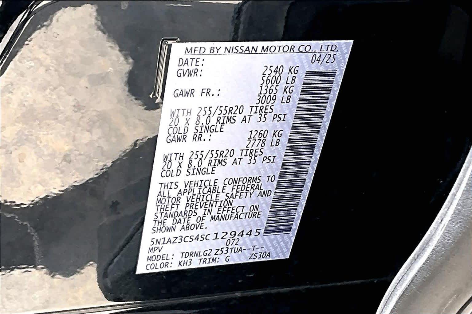 2025 Nissan Murano SL Super Black at Texan GMC Buick
