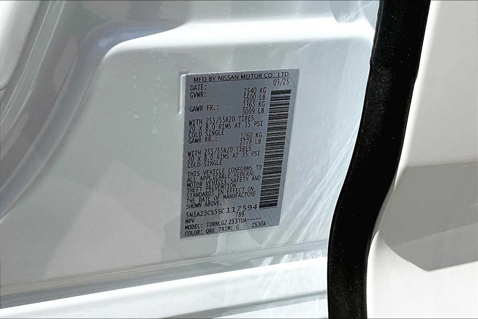 2025 Nissan Murano SL Everest White Pearl Tricoat at Sterling McCall Nissan