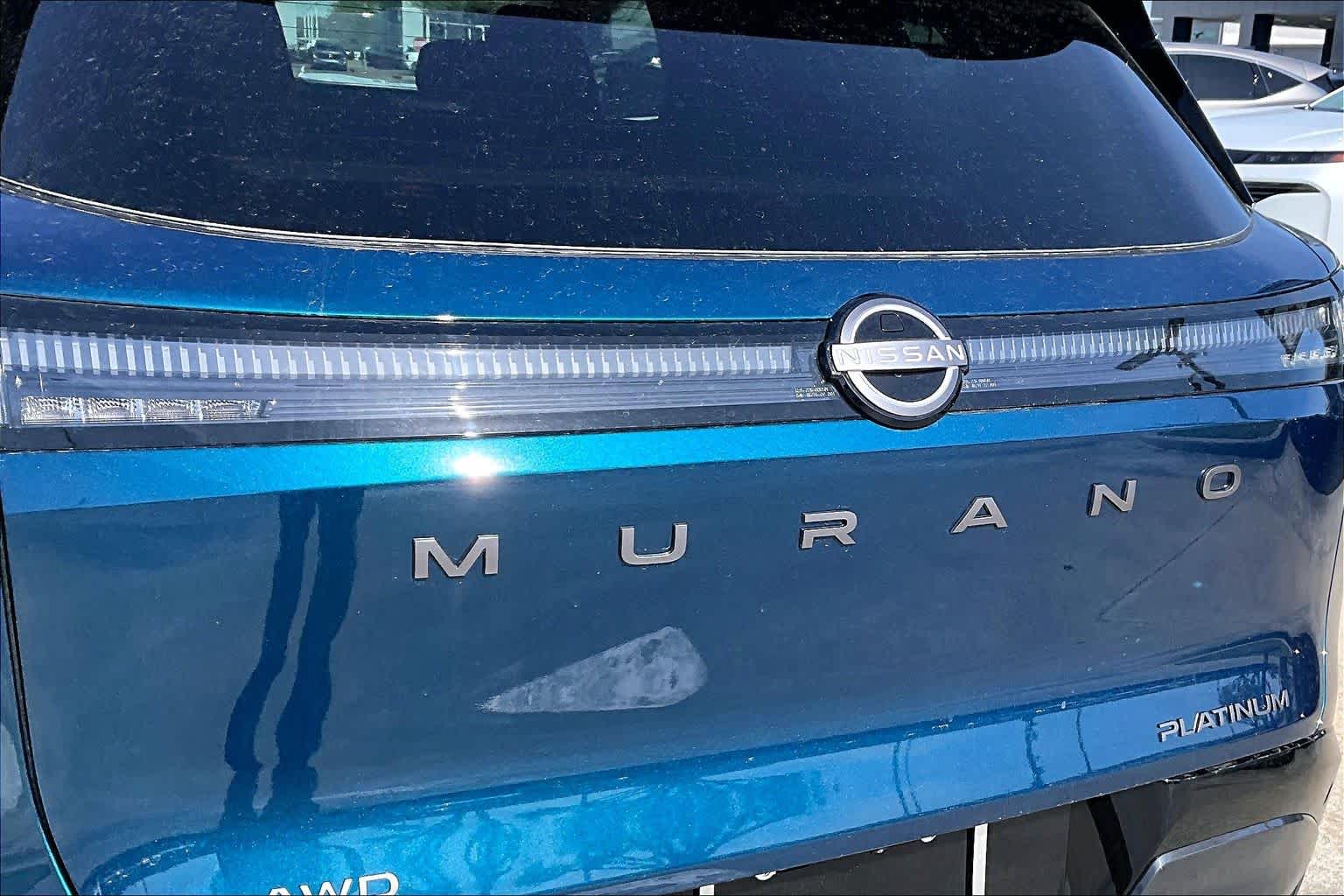 2026 Nissan Murano Platinum Aurora Blue Pearl Metallic/Super Black at Sterling McCall Nissan