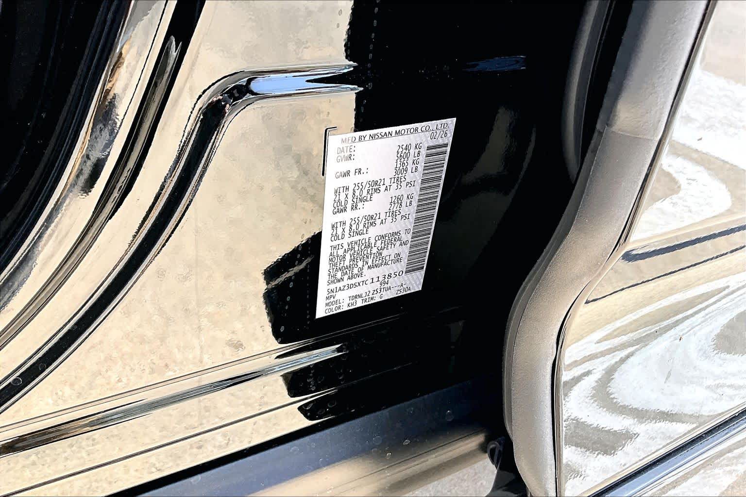 2026 Nissan Murano Platinum Super Black at Sterling McCall Nissan