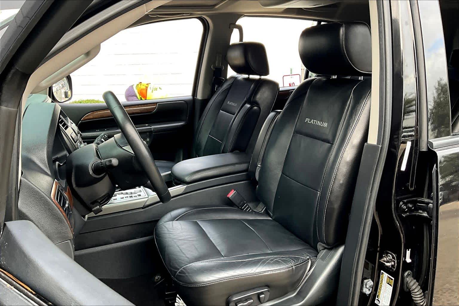 2014 Nissan Armada Platinum Galaxy Black at Sterling McCall Nissan