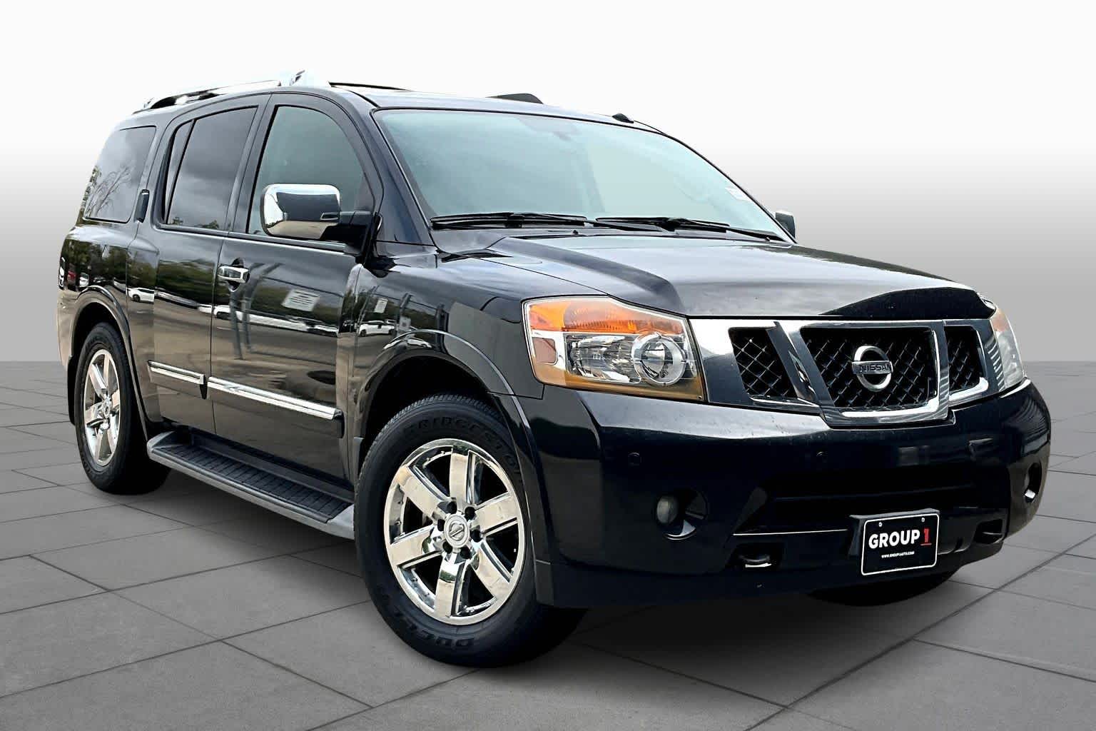 2014 Nissan Armada Platinum Galaxy Black at Sterling McCall Nissan