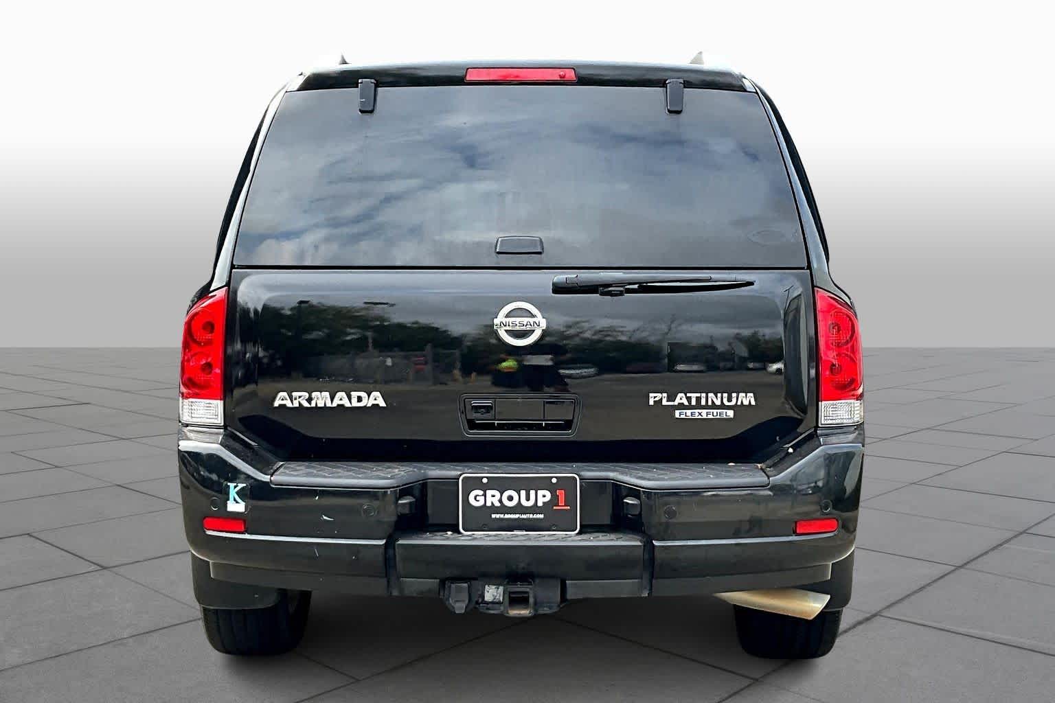 2014 Nissan Armada Platinum Galaxy Black at Sterling McCall Nissan