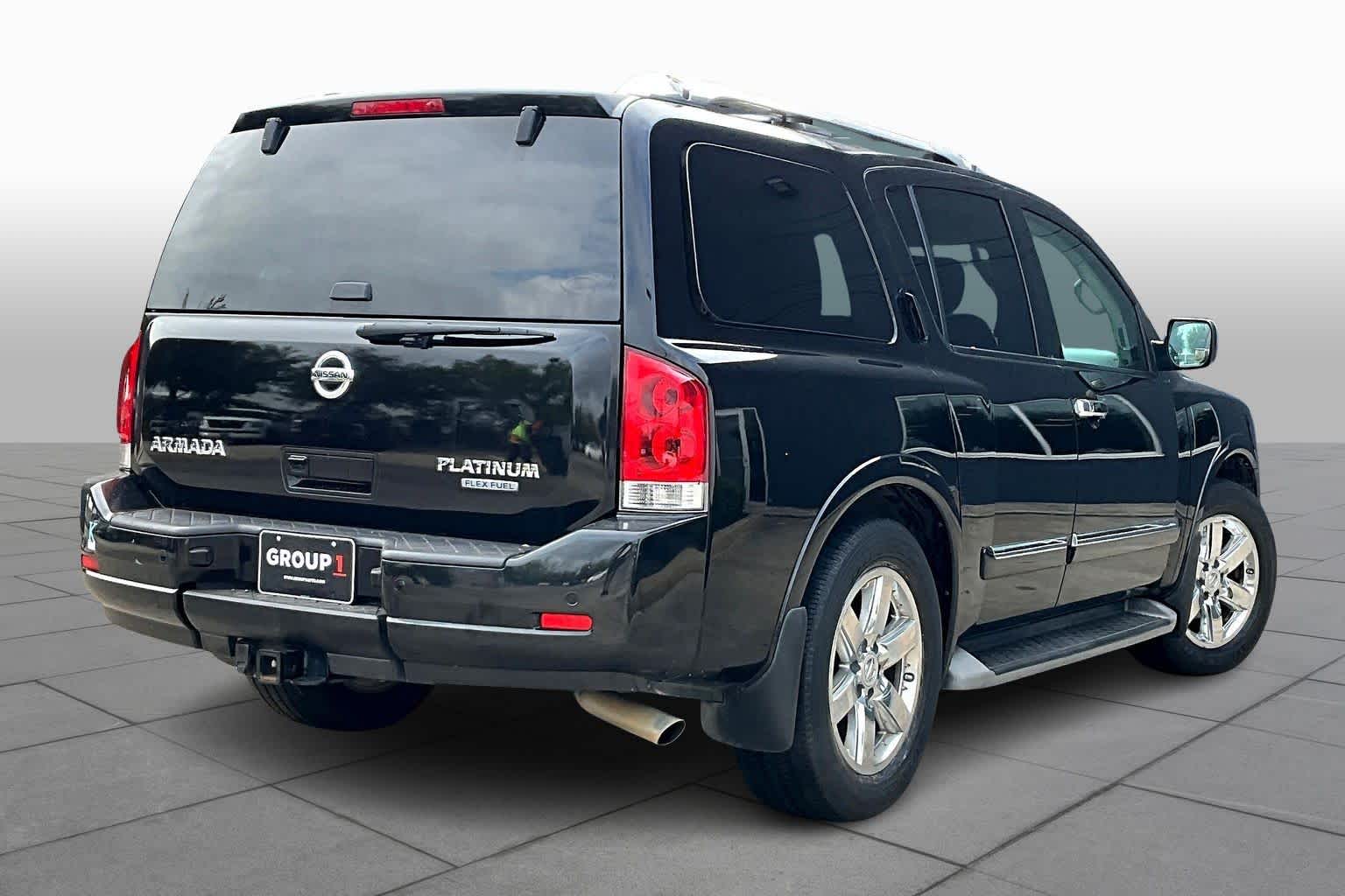 2014 Nissan Armada Platinum Galaxy Black at Sterling McCall Nissan