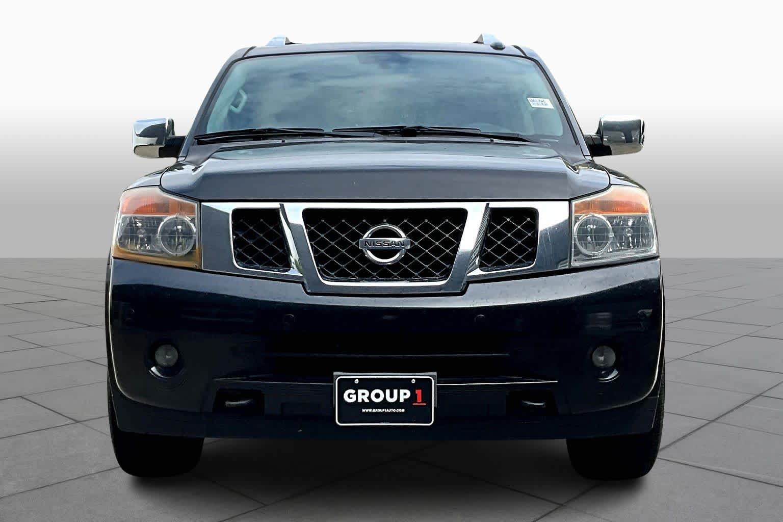 2014 Nissan Armada Platinum Galaxy Black at Sterling McCall Nissan