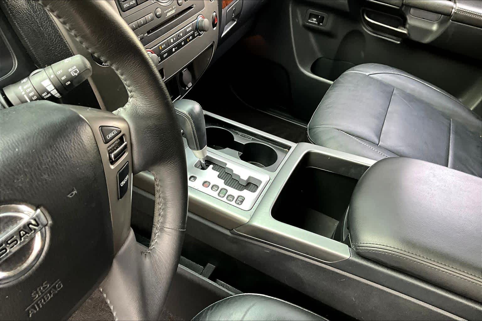 2014 Nissan Armada Platinum Galaxy Black at Sterling McCall Nissan