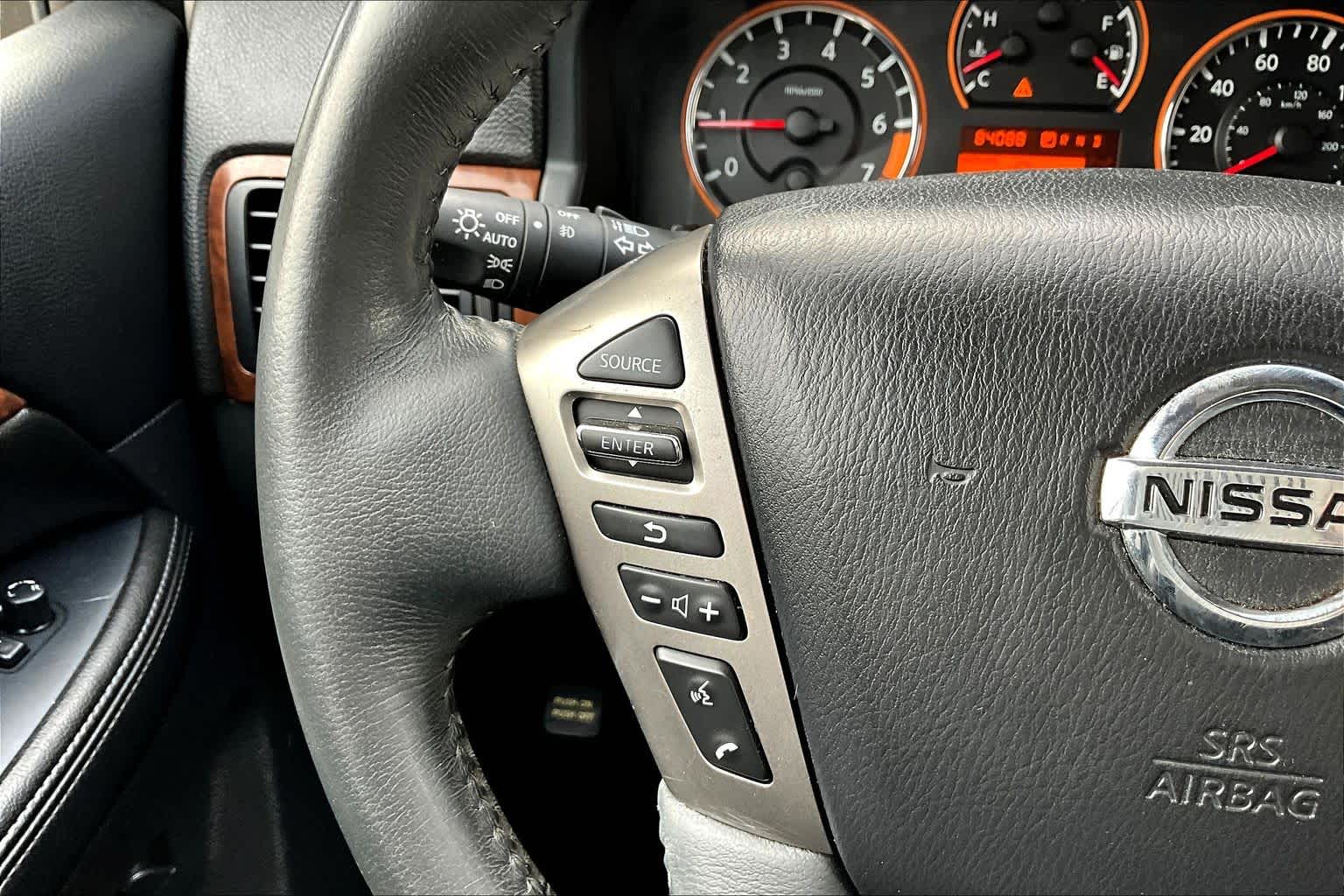 2014 Nissan Armada Platinum Galaxy Black at Sterling McCall Nissan