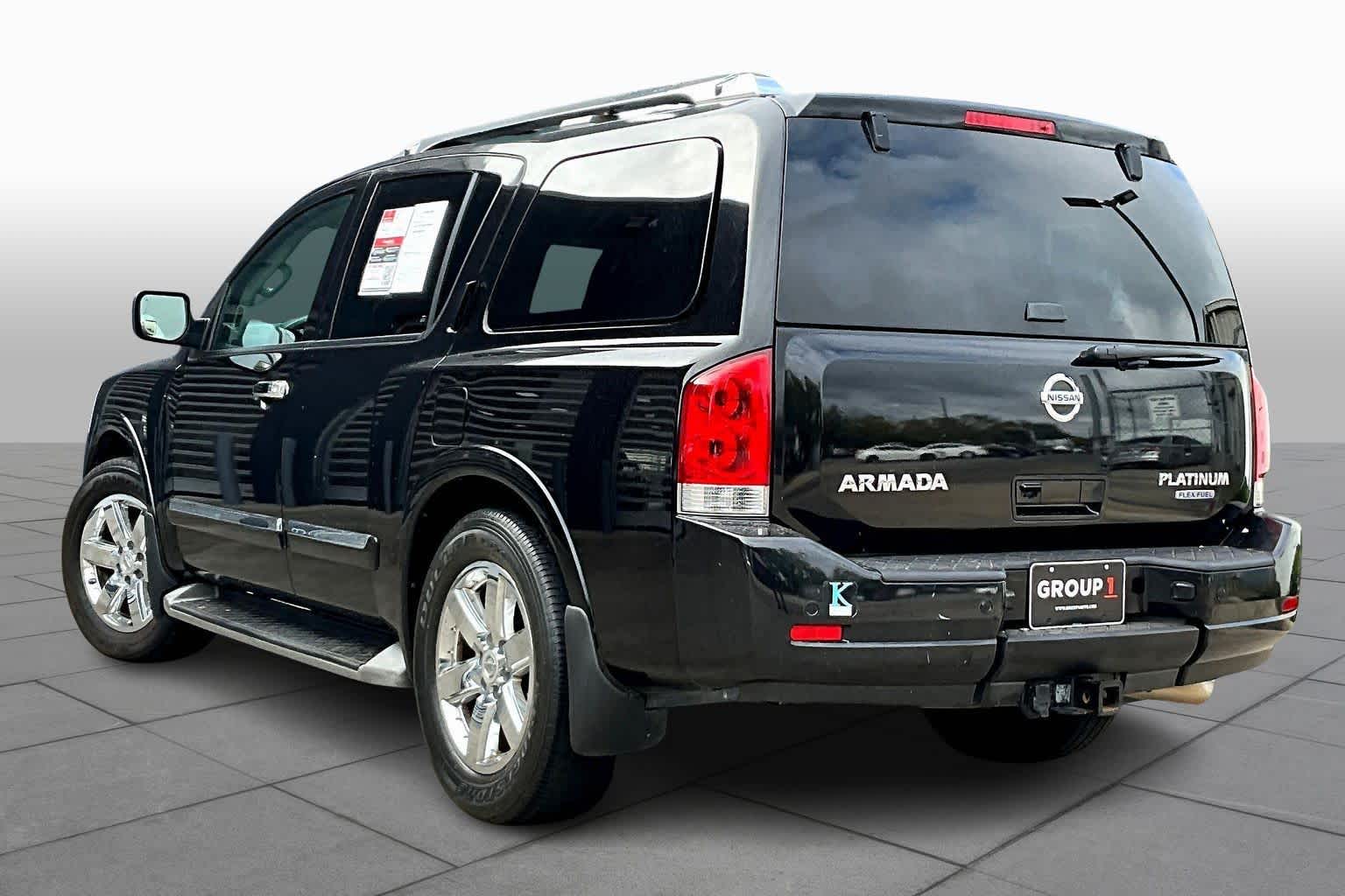 2014 Nissan Armada Platinum Galaxy Black at Sterling McCall Nissan