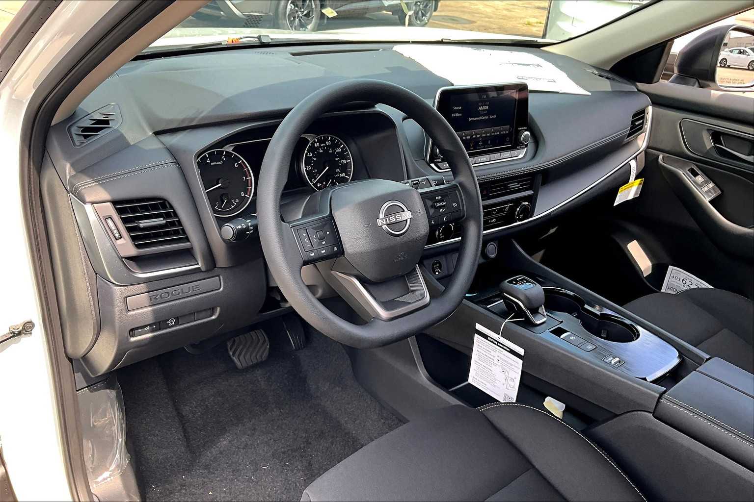 2026 Nissan Rogue S Glacier White at Lone Star Chevrolet