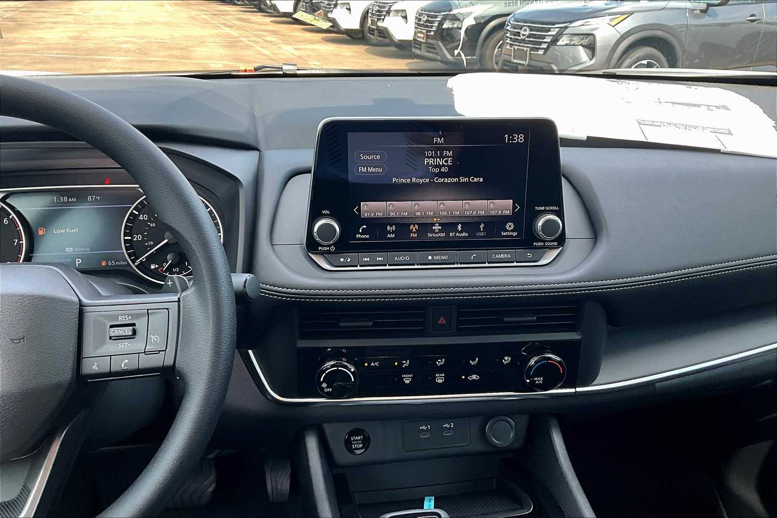 2026 Nissan Rogue S Glacier White at Lone Star Chevrolet