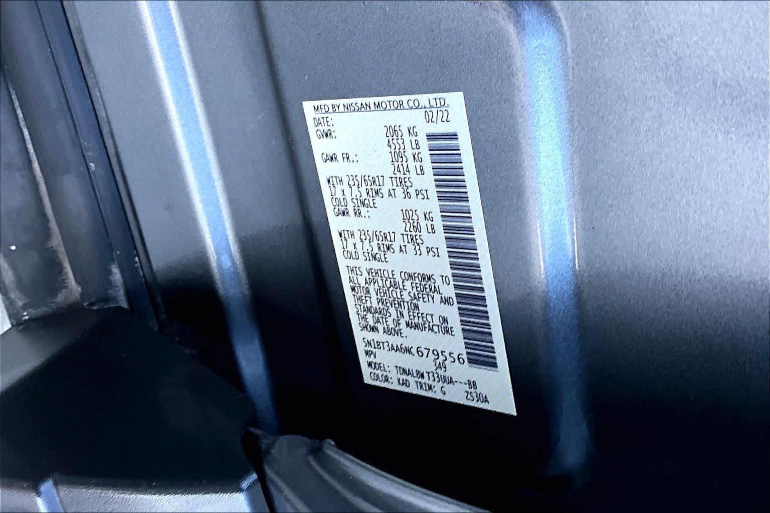 2022 Nissan Rogue S Gun Metallic at Sterling McCall Nissan