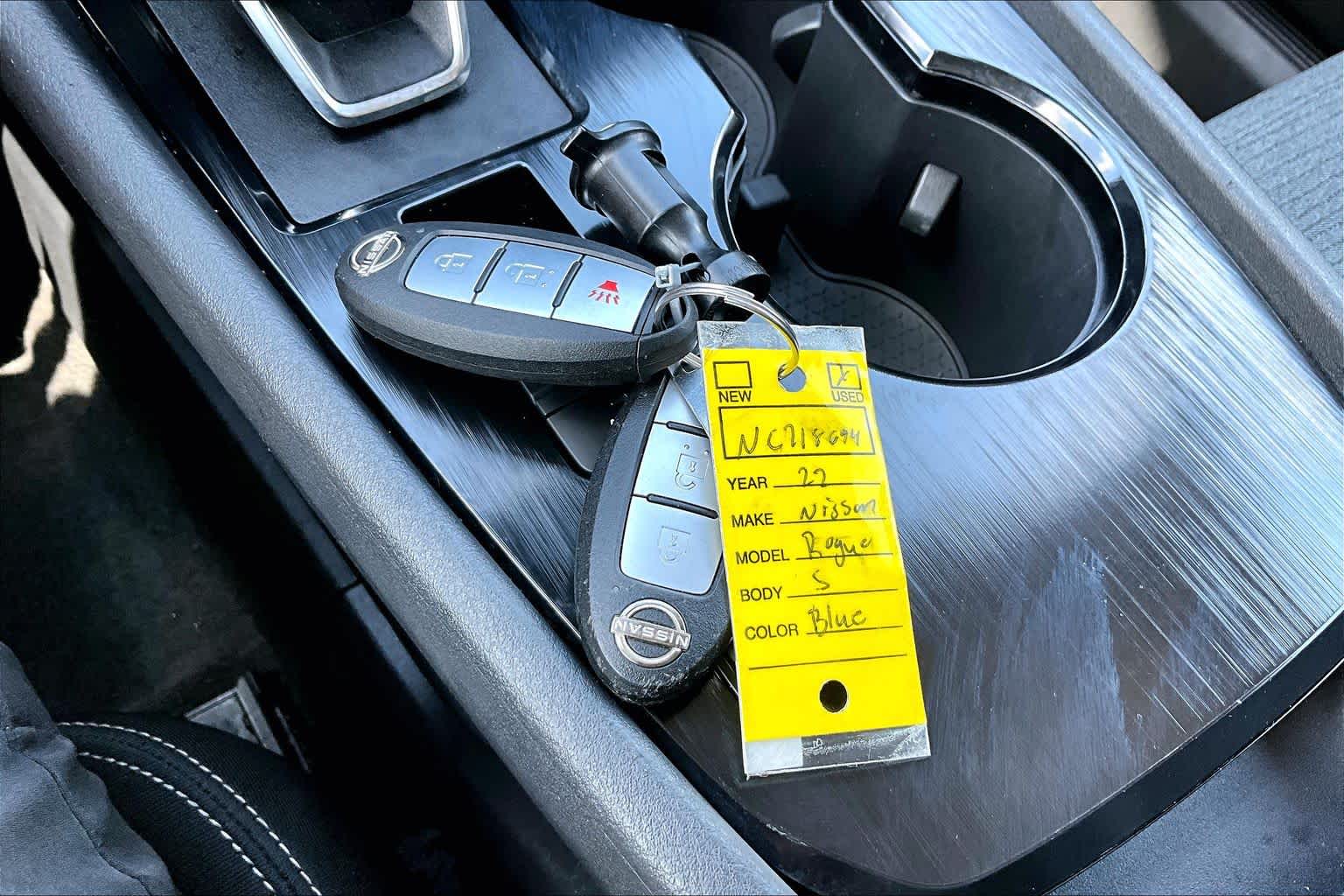 2022 Nissan Rogue S Caspian Blue Metallic at Beck & Masten Kia