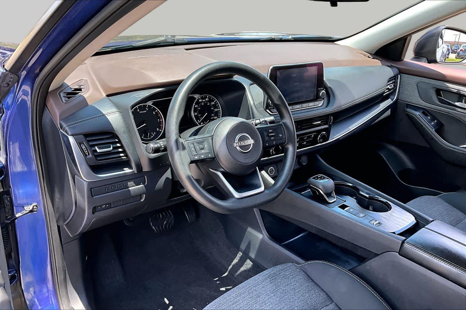 2022 Nissan Rogue S Caspian Blue Metallic at Beck & Masten Kia