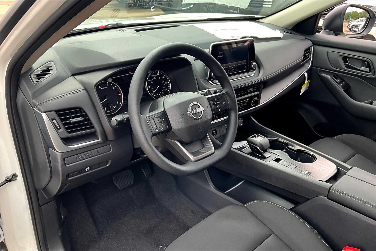 2026 Nissan Rogue S Glacier White at Robbins Nissan