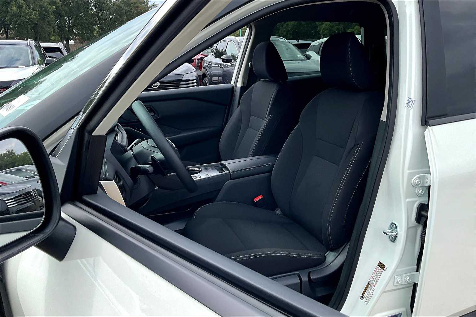 2026 Nissan Rogue S Glacier White at Robbins Nissan