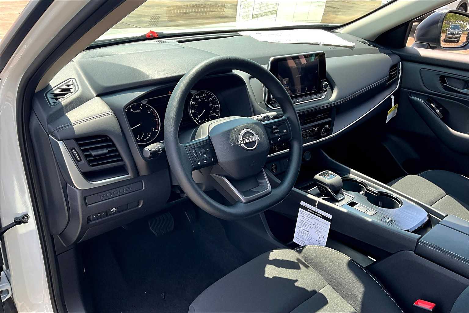 2026 Nissan Rogue S Glacier White at Robbins Nissan