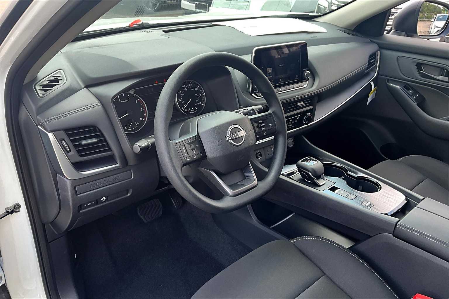 2026 Nissan Rogue S Glacier White at Robbins Nissan