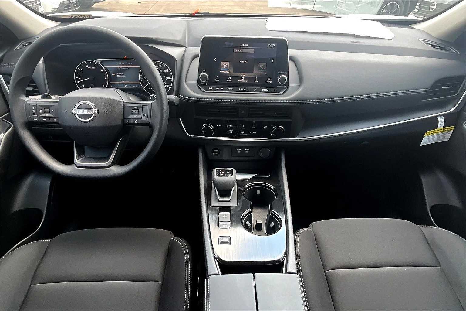 2026 Nissan Rogue S Glacier White at Robbins Nissan