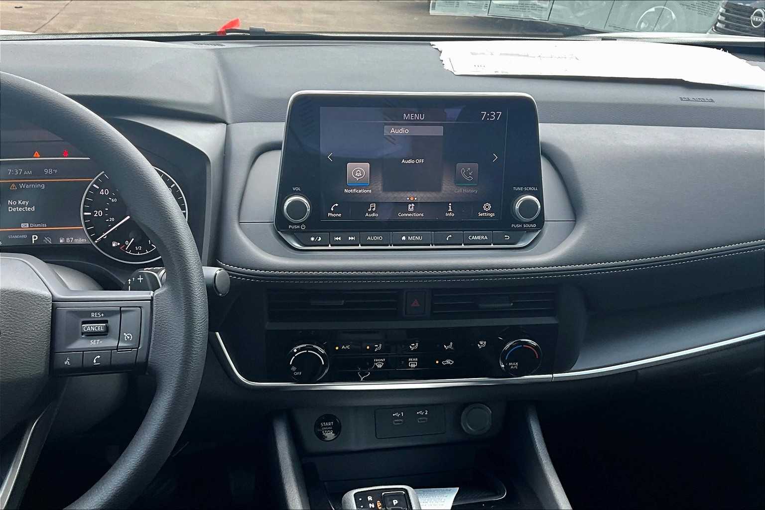 2026 Nissan Rogue S Glacier White at Robbins Nissan