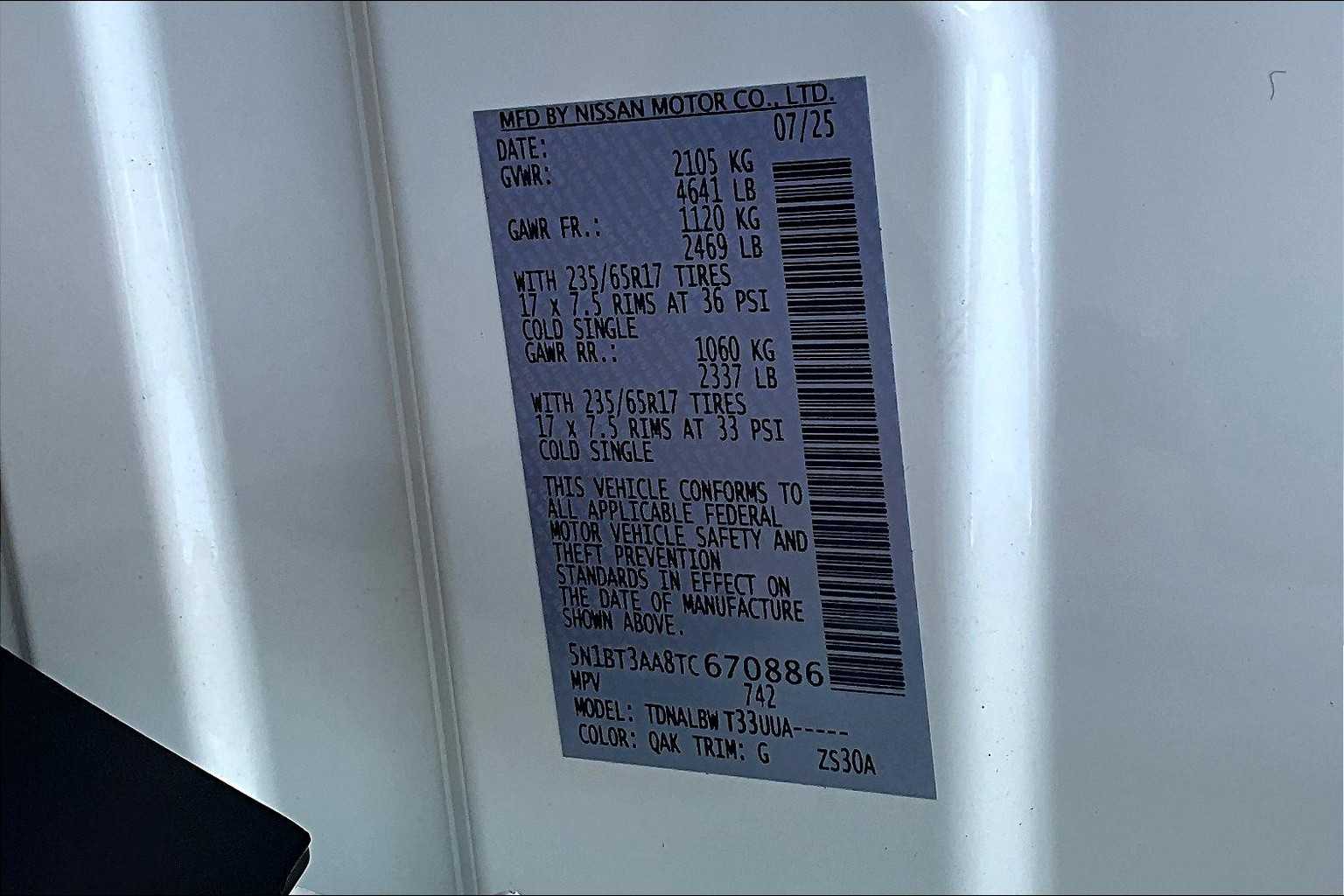 2026 Nissan Rogue S Glacier White at Robbins Nissan