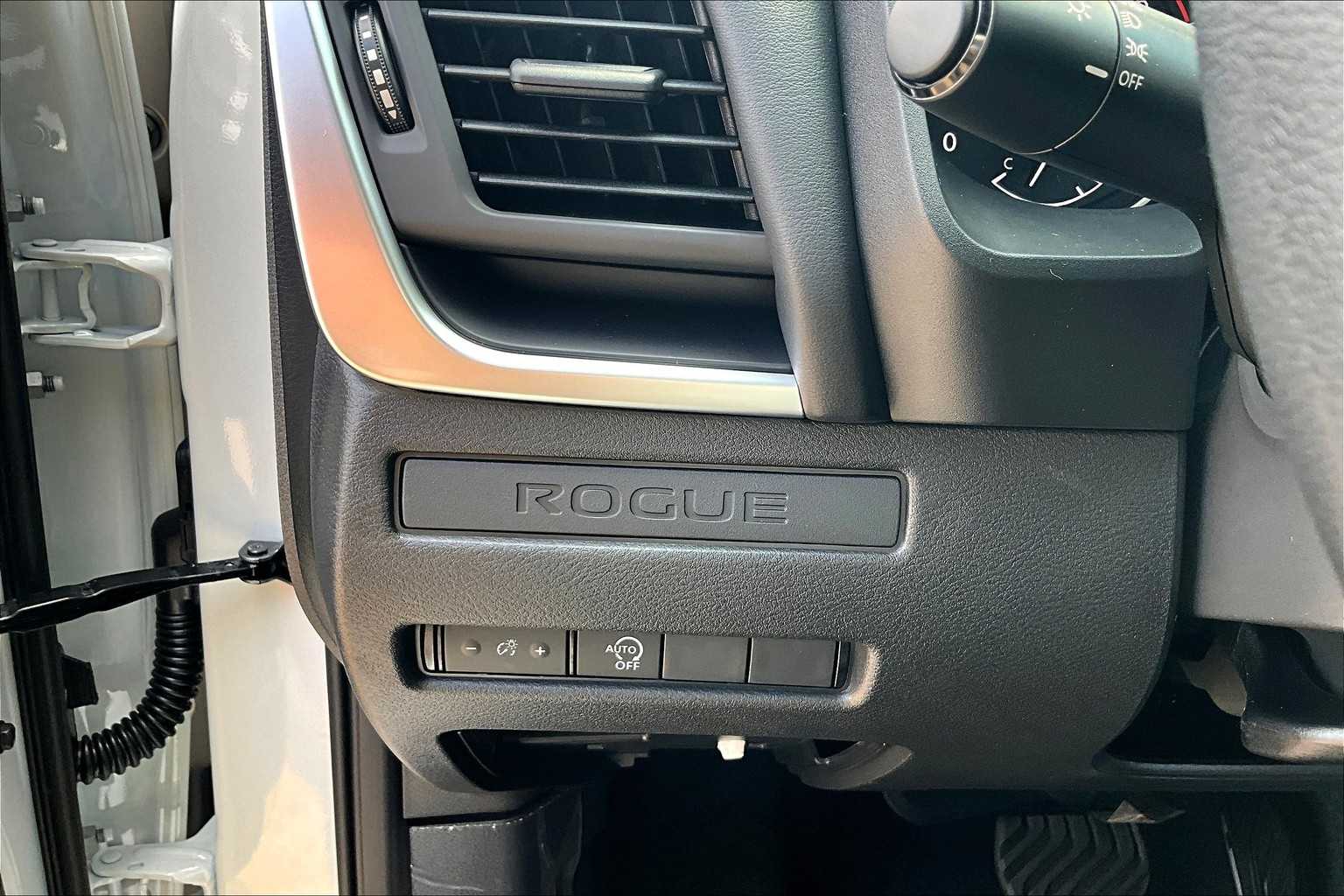 2026 Nissan Rogue S Glacier White at Sterling McCall Nissan