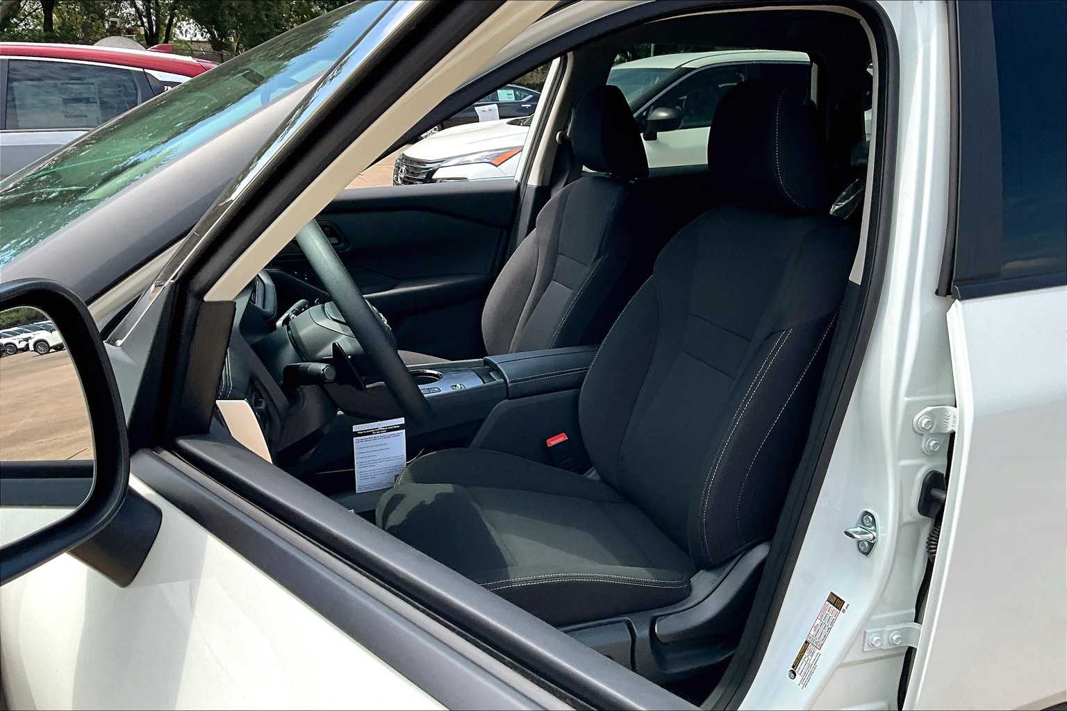 2026 Nissan Rogue S Glacier White at Sterling McCall Nissan