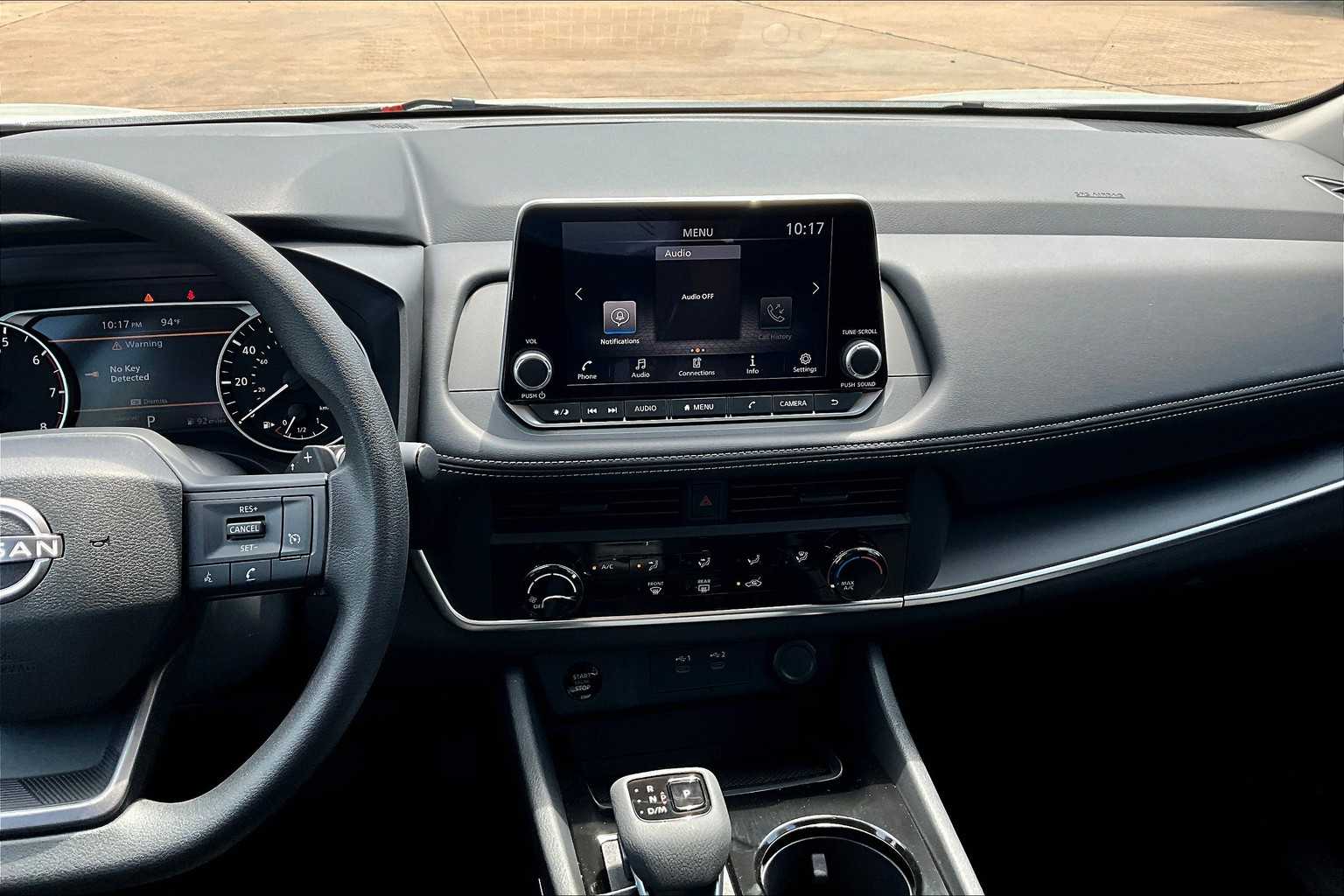 2026 Nissan Rogue S Glacier White at Sterling McCall Nissan