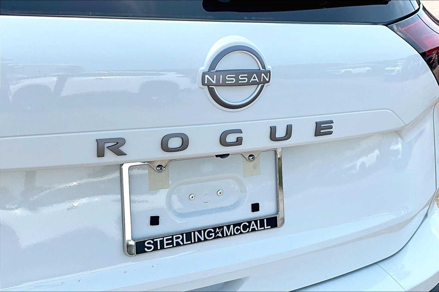 2026 Nissan Rogue S Glacier White at Sterling McCall Nissan