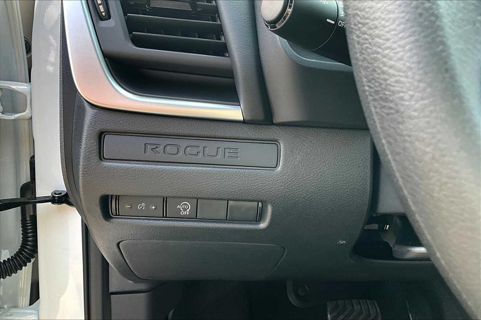 2026 Nissan Rogue S Glacier White at Sterling McCall Nissan