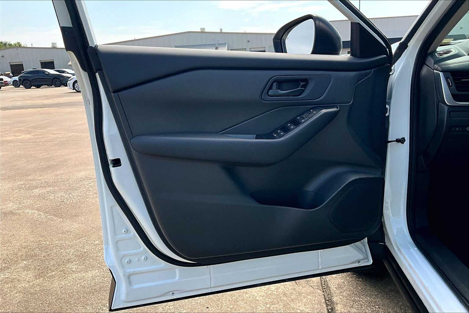 2026 Nissan Rogue S Glacier White at Sterling McCall Nissan