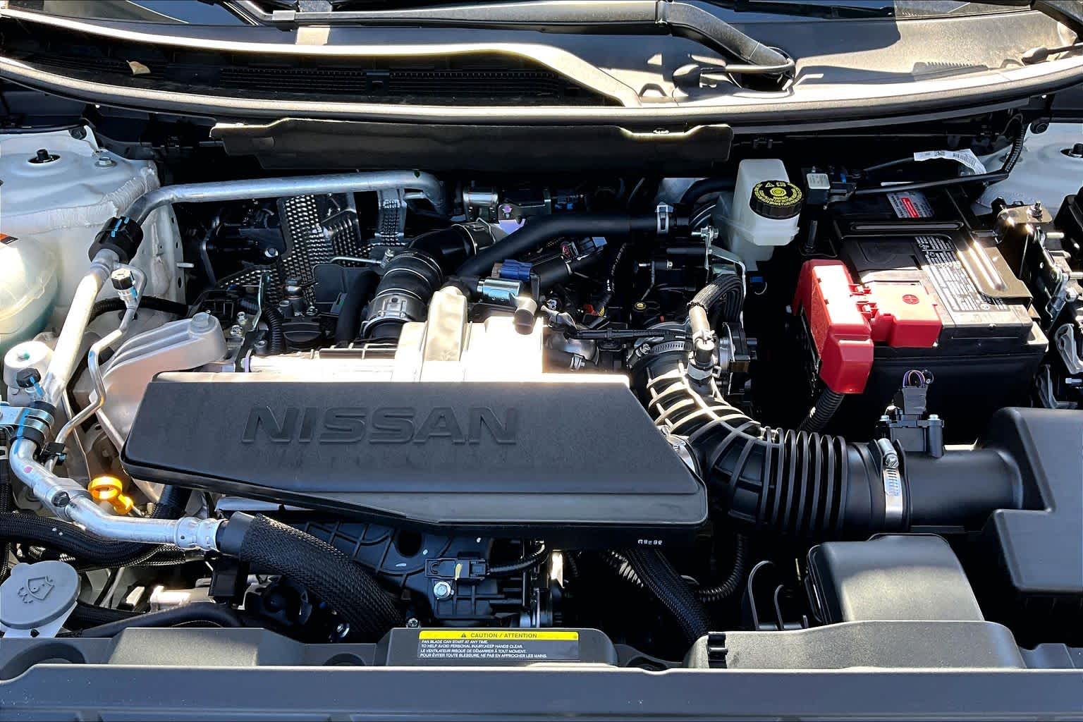 2026 Nissan Rogue Dark Armor Everest White Pearl Tricoat at Sterling McCall Nissan