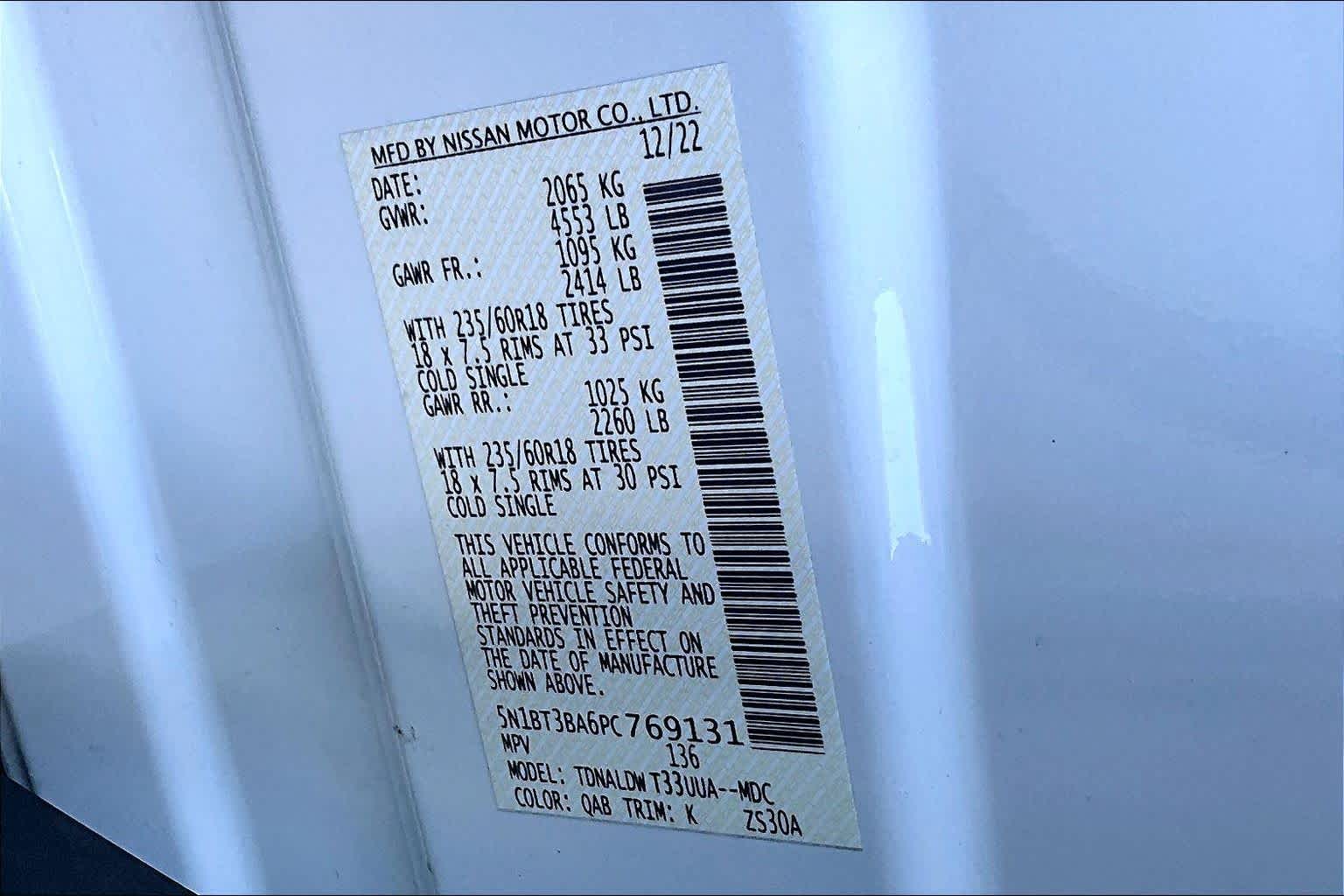 2023 Nissan Rogue SV Pearl White Tricoat at Honda of Clear Lake