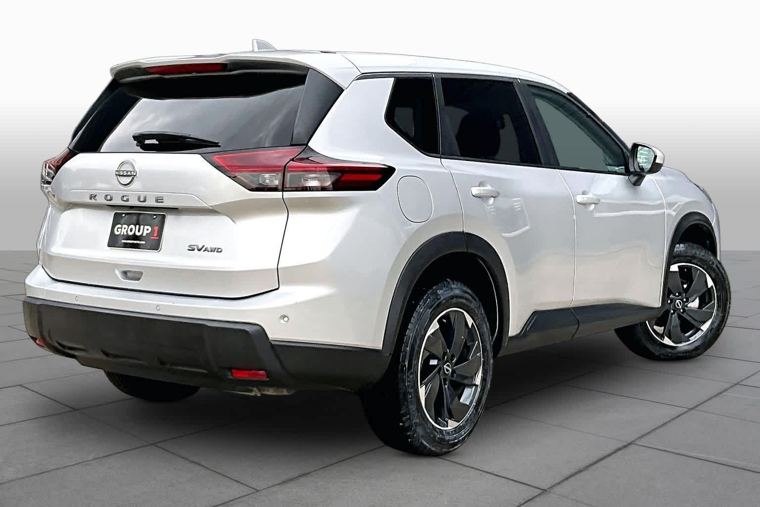2024 Nissan Rogue SV Brilliant Silver Metallic at Sterling McCall Nissan
