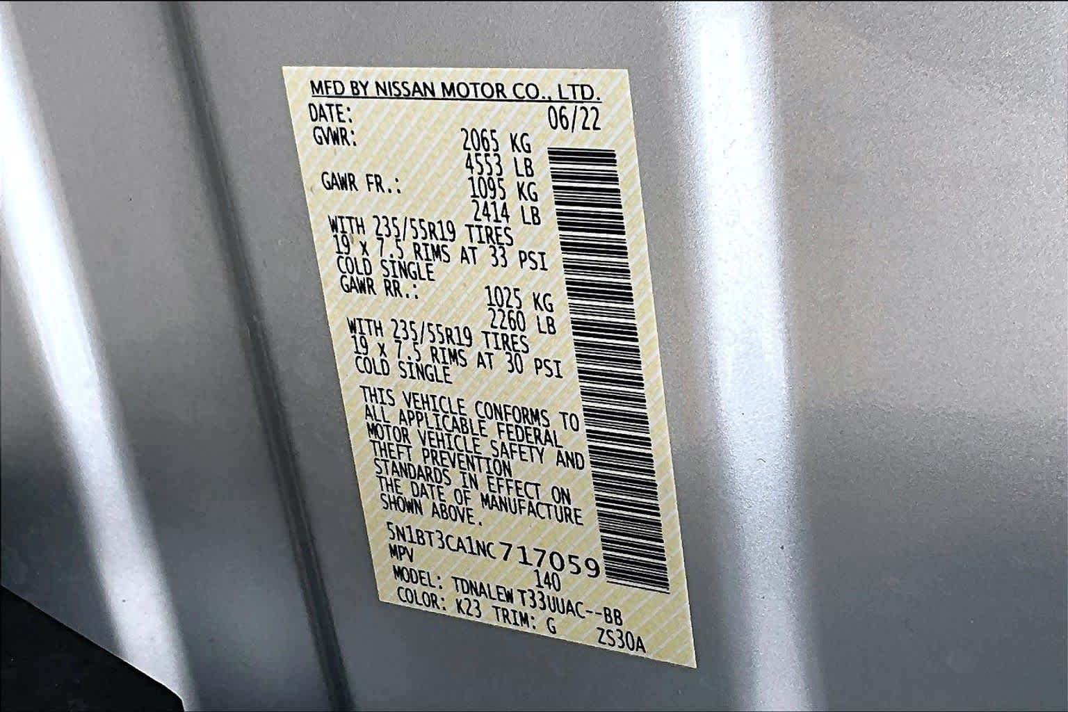 2022 Nissan Rogue SL BRILLIANT SILVE at HGreg Houston