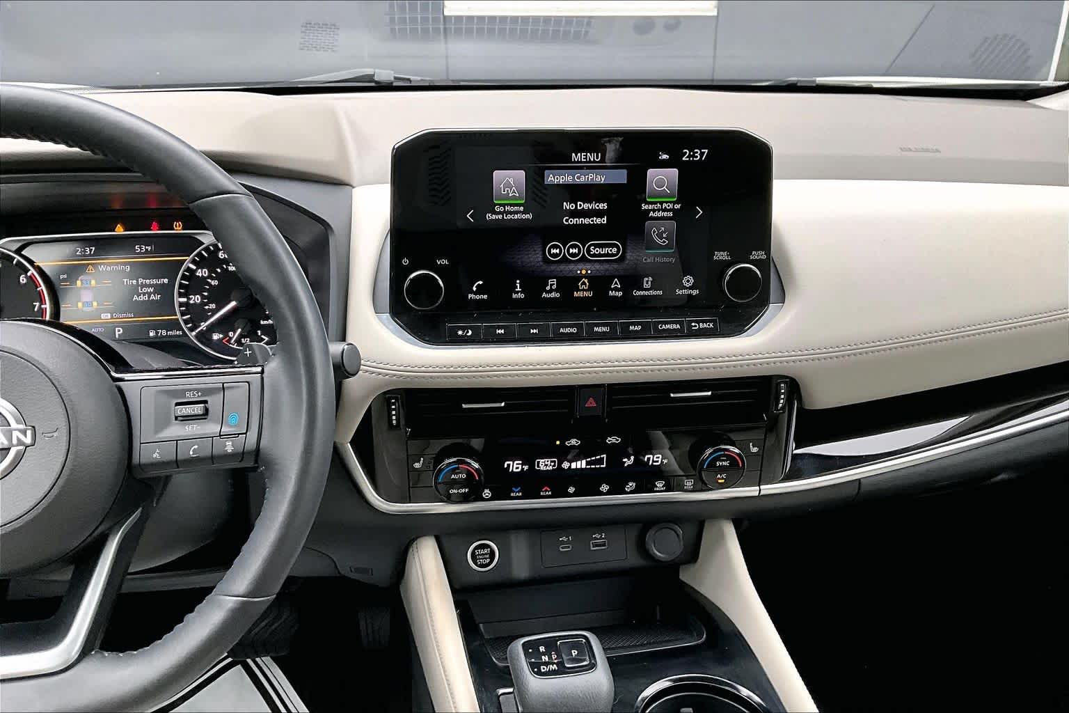 2023 Nissan Rogue SL Pearl White Tricoat at Sterling McCall Nissan