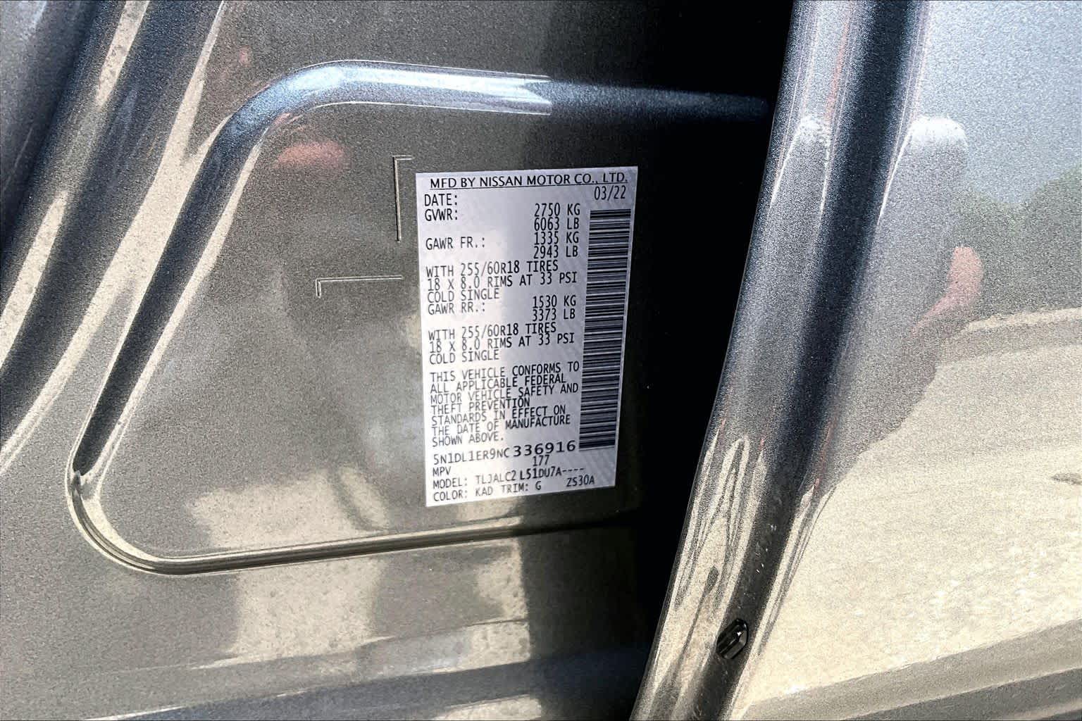 2022 INFINITI QX60 PURE Graphite Shadow at Sterling McCall Nissan