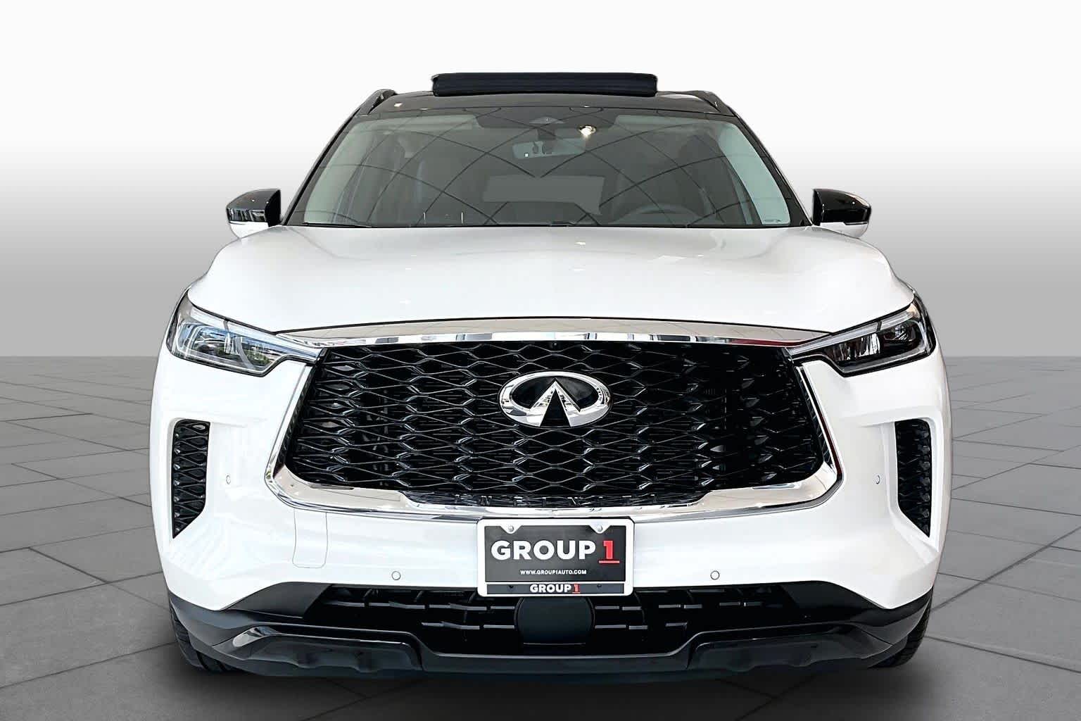 2023 INFINITI QX60 LUXE Majestic White at AutoNation USA Houston