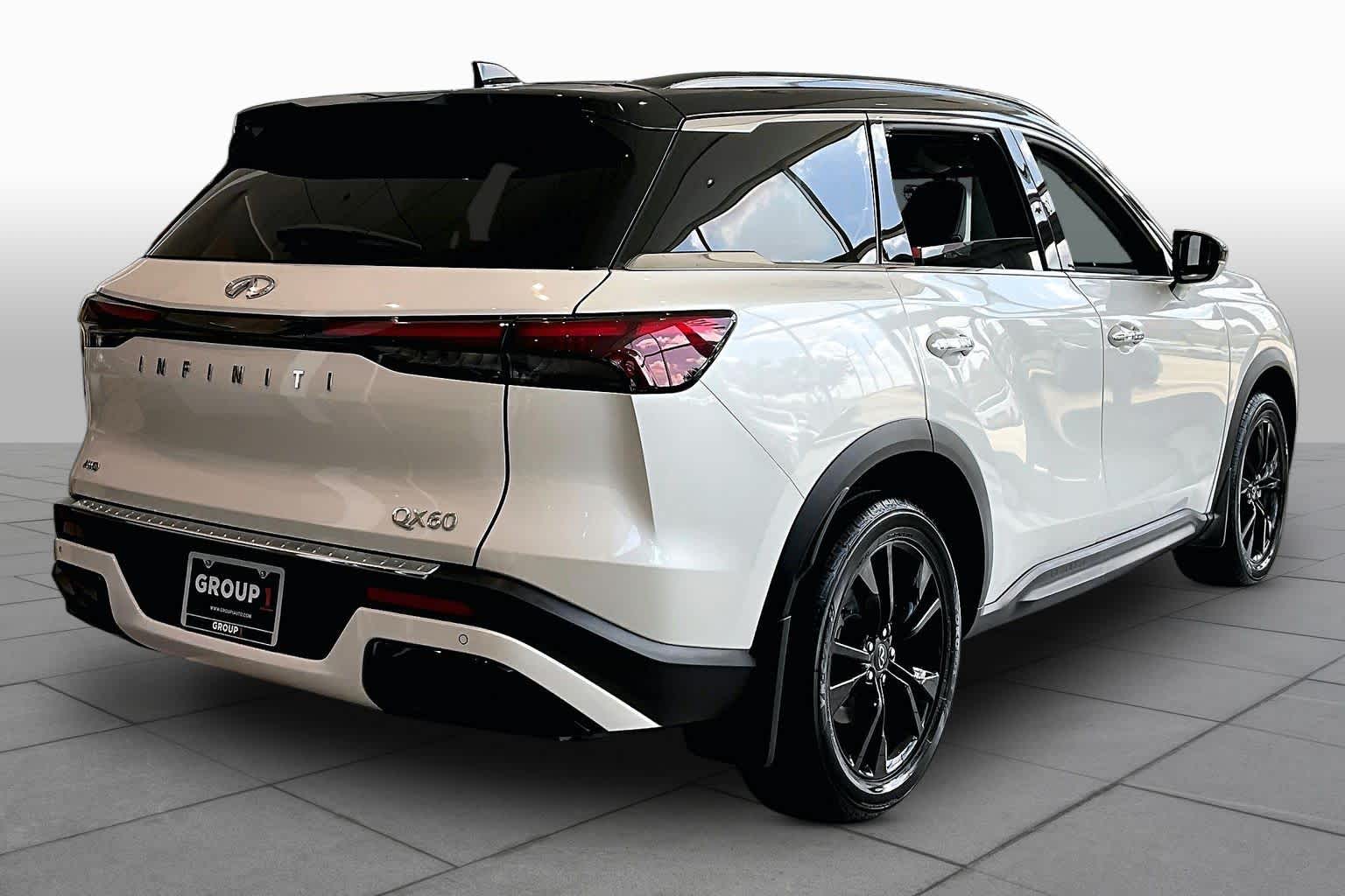 2023 INFINITI QX60 LUXE Majestic White at AutoNation USA Houston