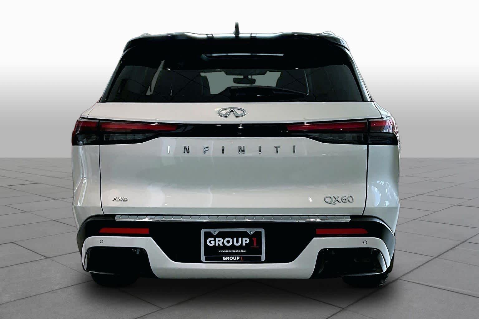 2023 INFINITI QX60 LUXE Majestic White at AutoNation USA Houston