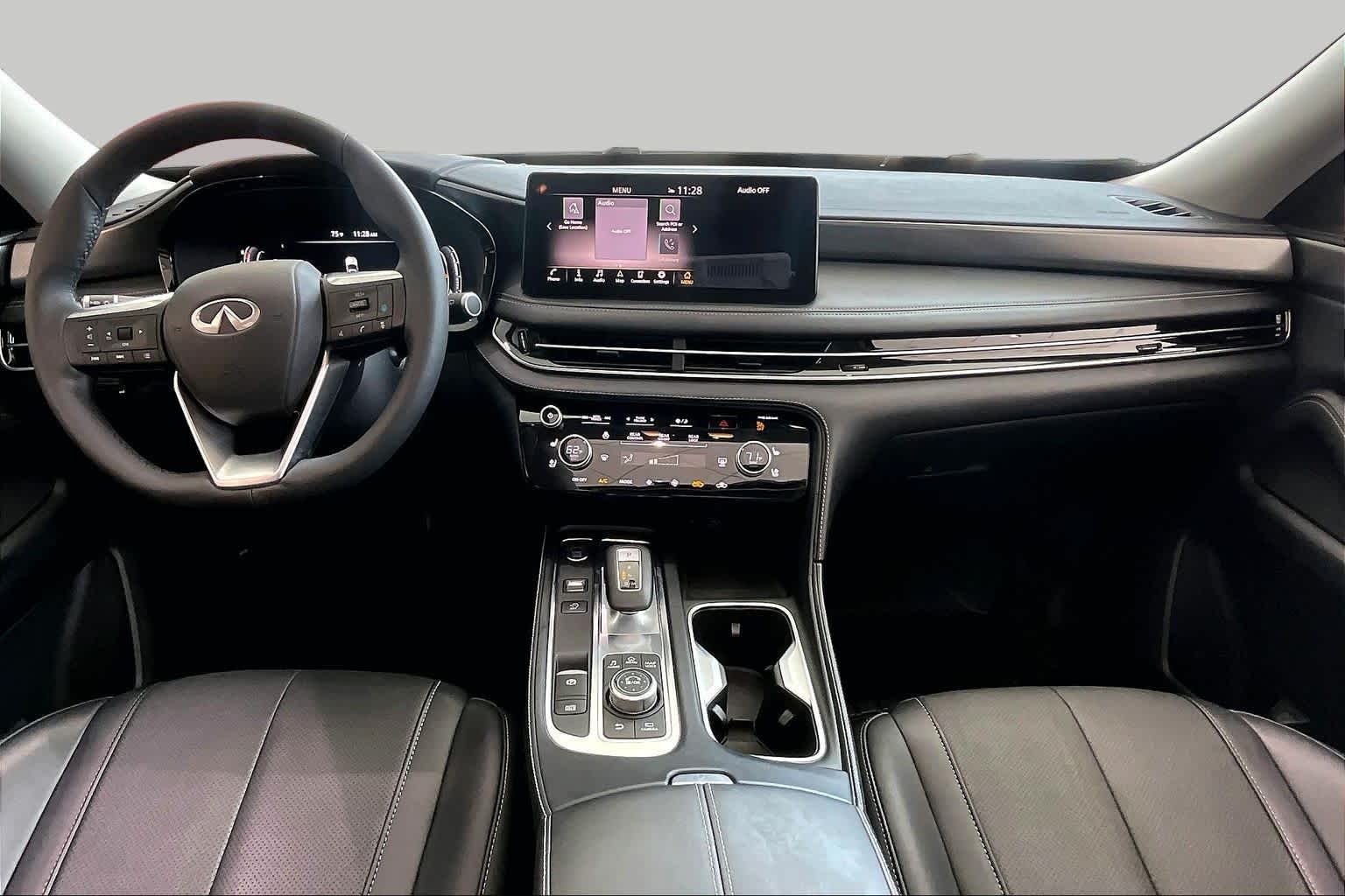 2023 INFINITI QX60 LUXE Majestic White at AutoNation USA Houston