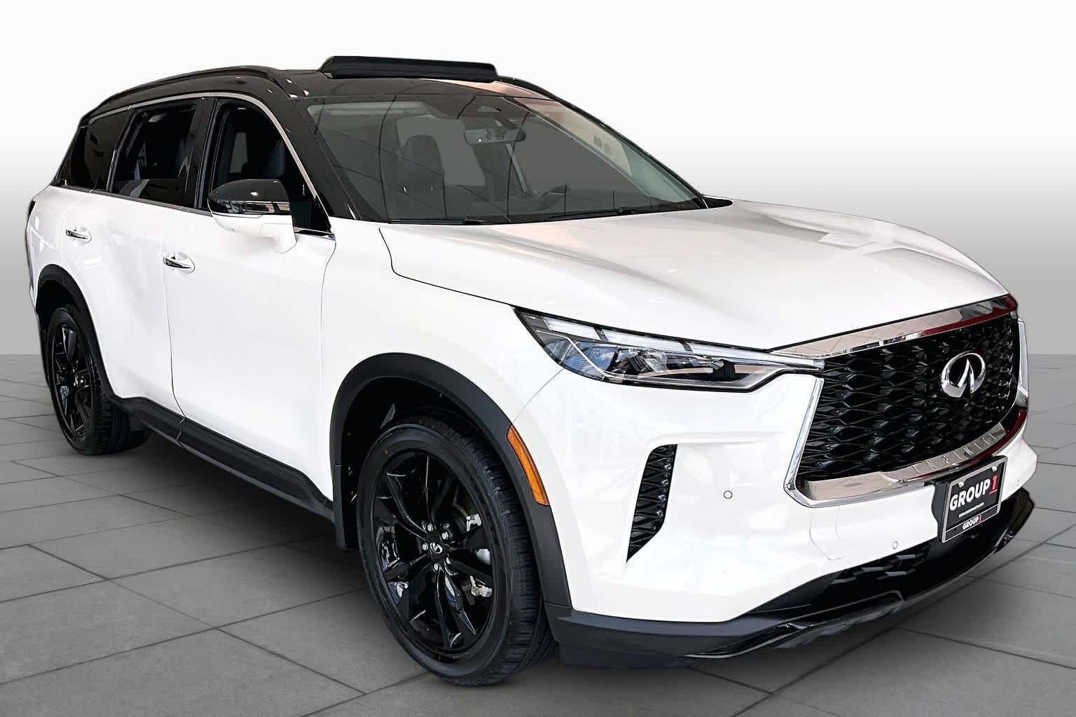 2023 INFINITI QX60 LUXE Majestic White at AutoNation USA Houston