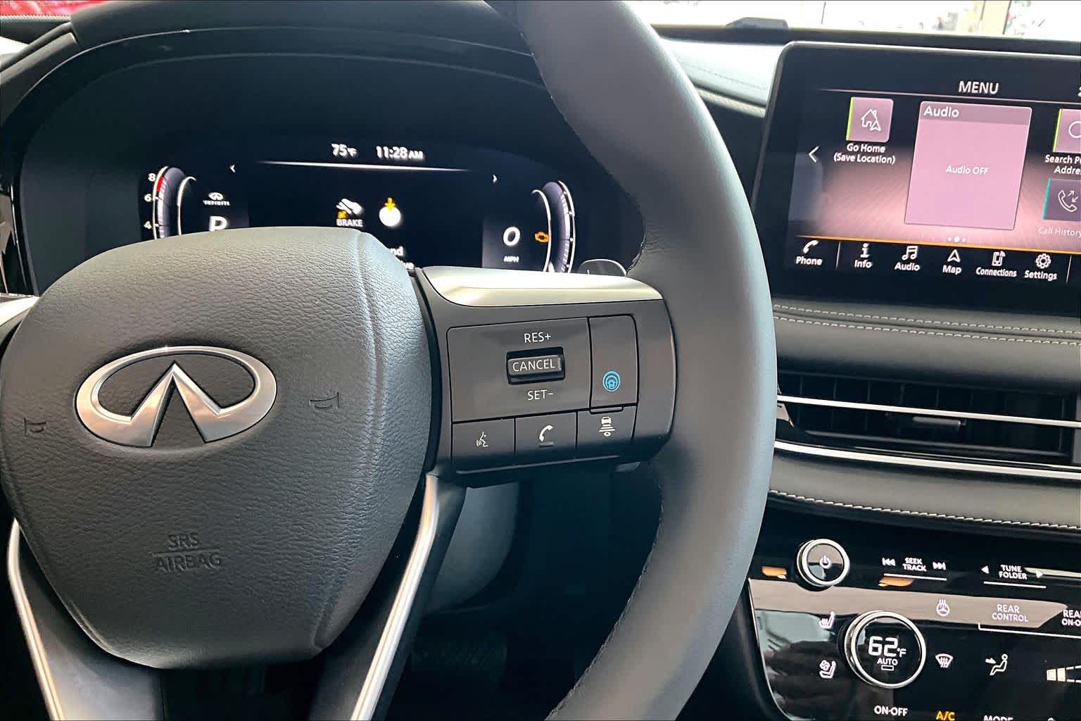 2023 INFINITI QX60 LUXE Majestic White at AutoNation USA Houston