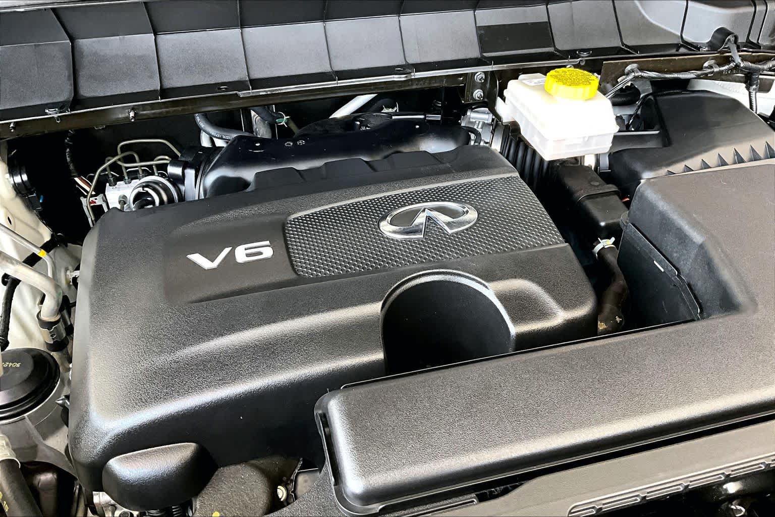 2023 INFINITI QX60 LUXE Majestic White at AutoNation USA Houston