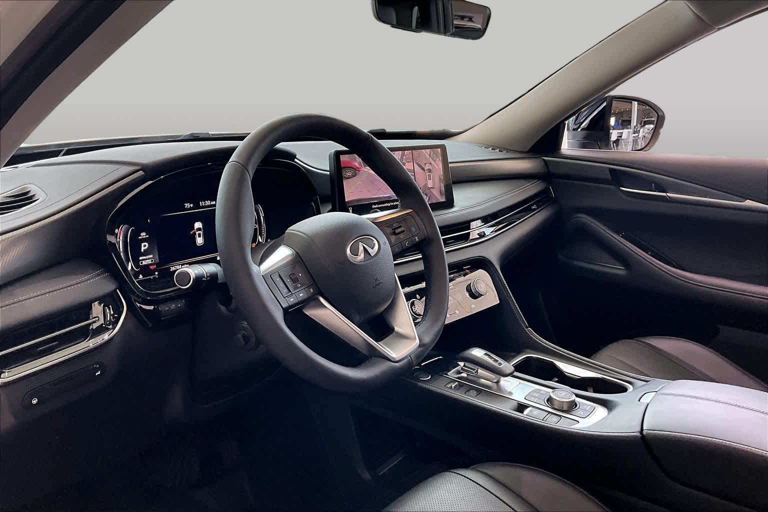2023 INFINITI QX60 LUXE Majestic White at AutoNation USA Houston