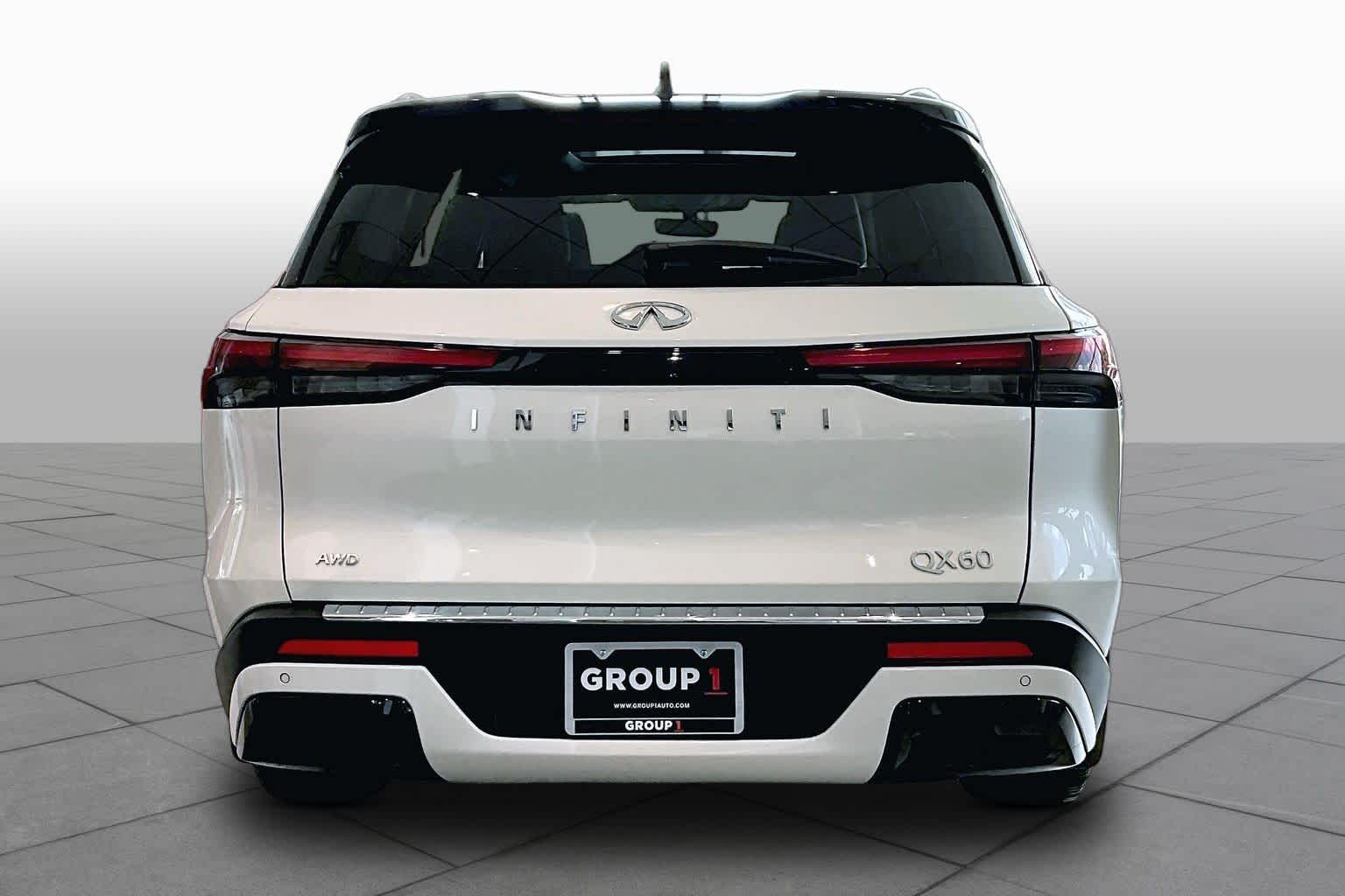2023 INFINITI QX60 LUXE Majestic White at AutoNation USA Houston