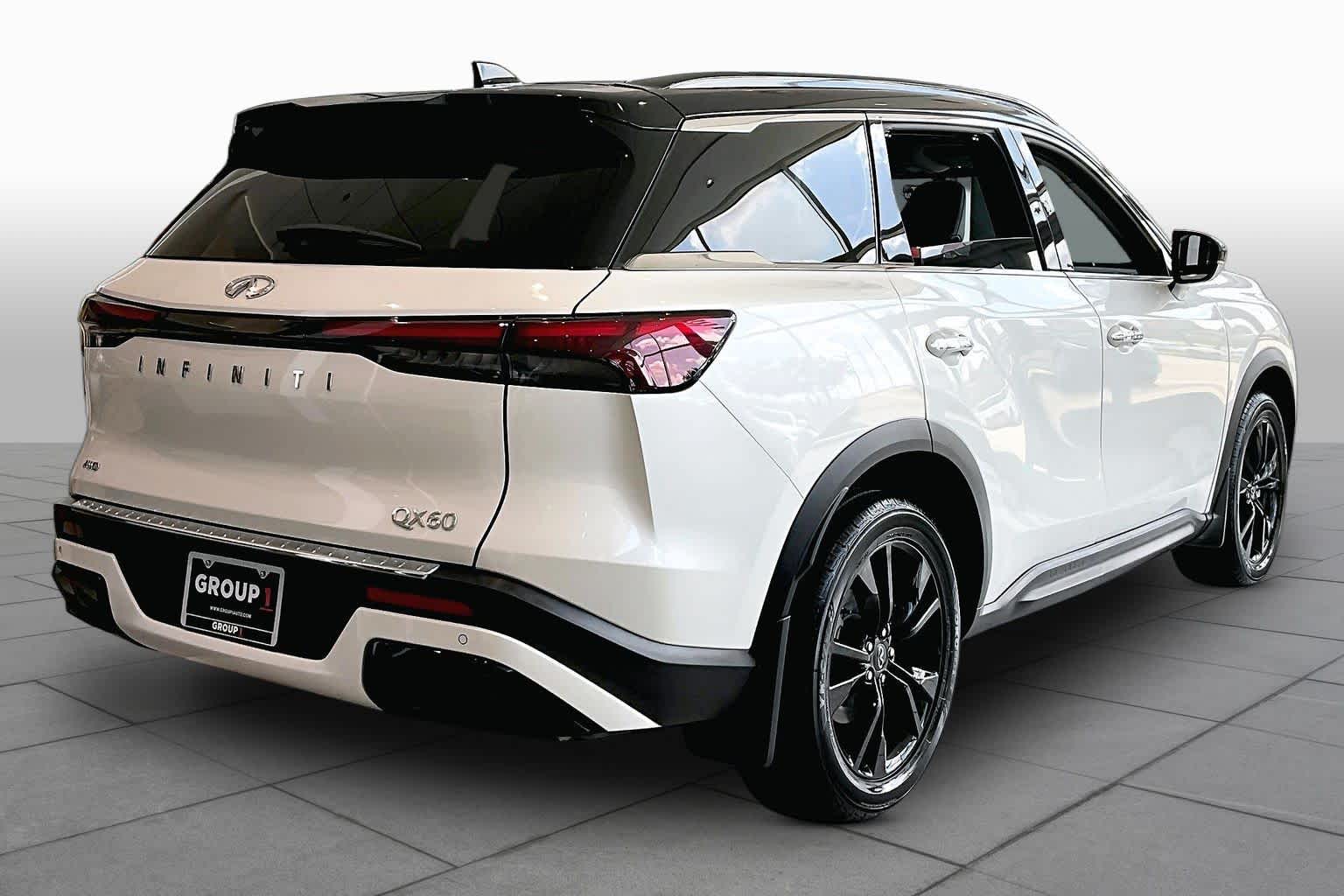 2023 INFINITI QX60 LUXE Majestic White at AutoNation USA Houston