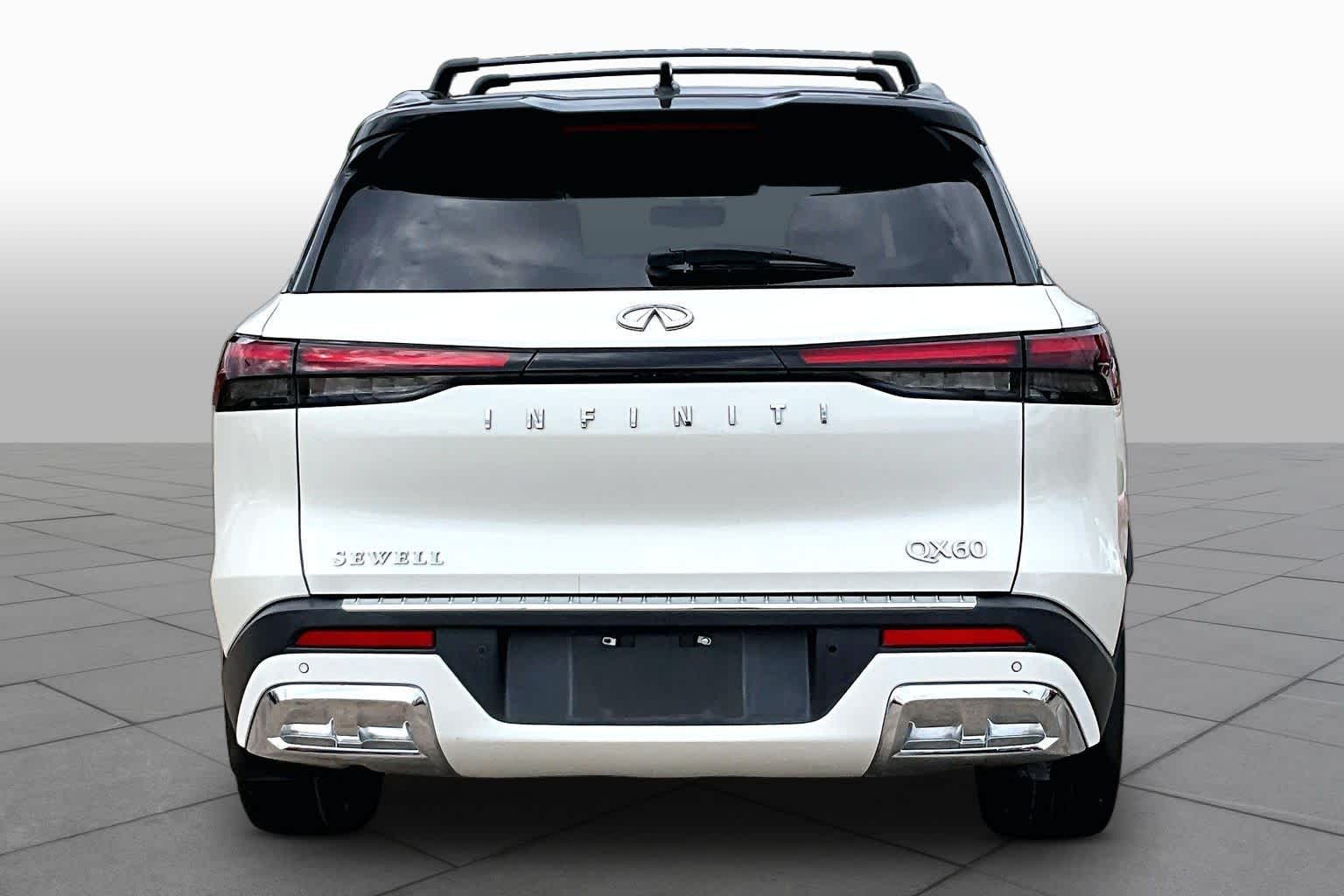 2022 INFINITI QX60 AUTOGRAPH Majestic White/Black Obsidian at Sterling McCall Nissan