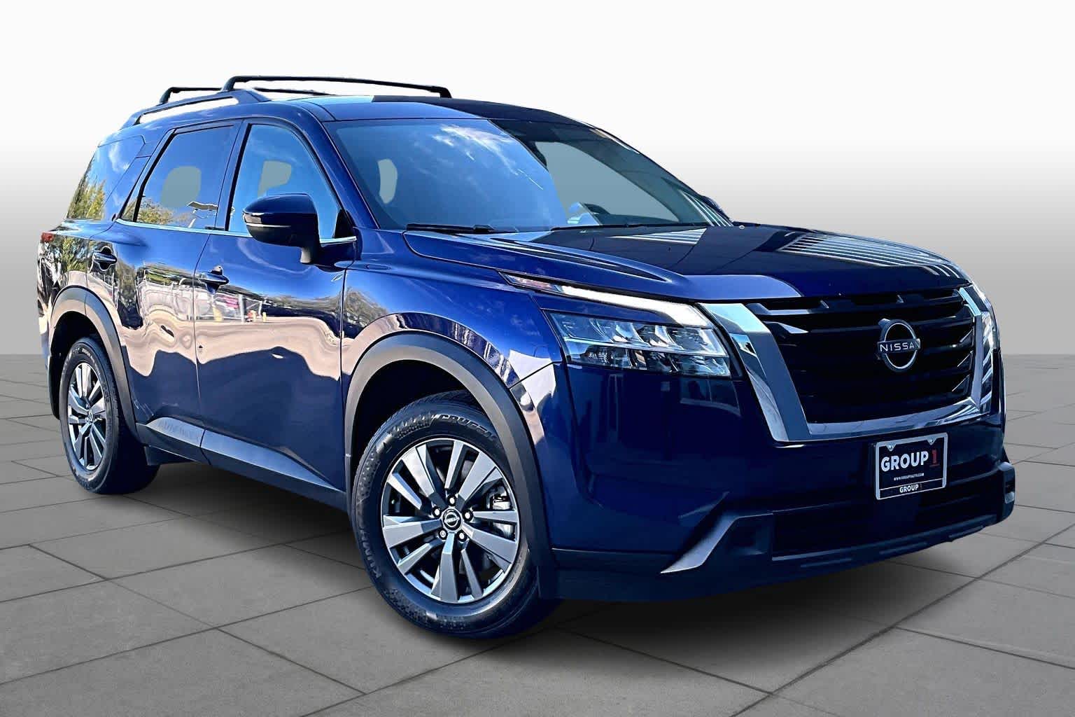 2022 Nissan Pathfinder SV Deep Ocean Blue Pearl at Tomball Ford