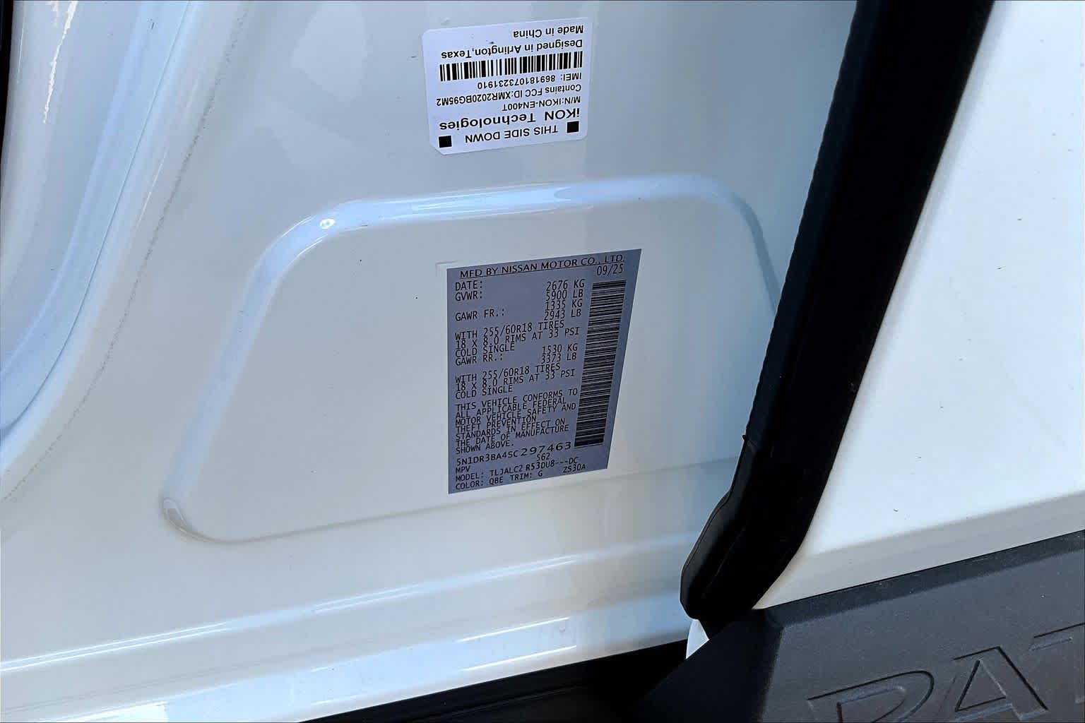 2025 Nissan Pathfinder SV Everest White Pearl Tricoat at Sterling McCall Nissan