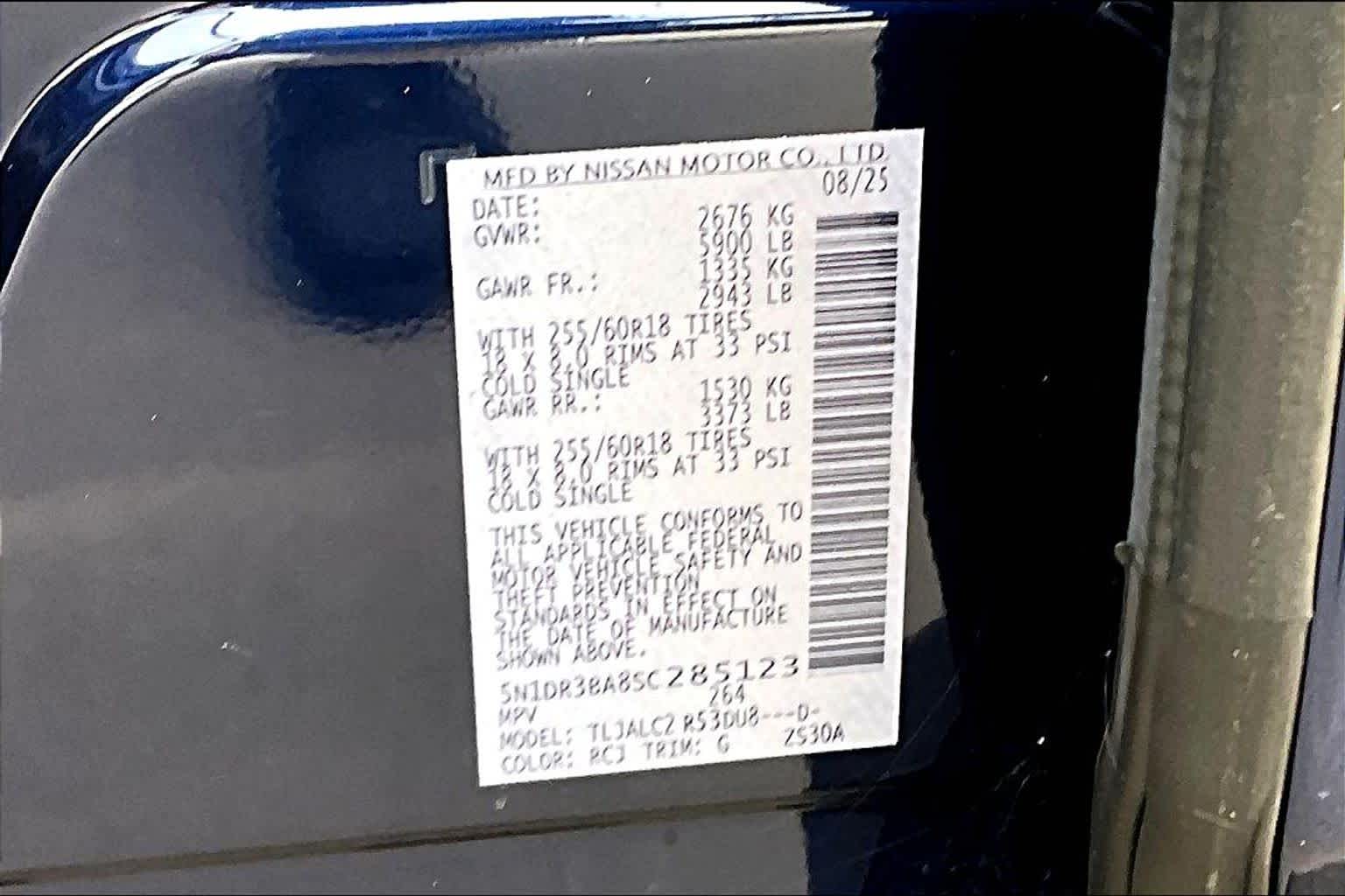 2025 Nissan Pathfinder SV Deep Ocean Blue Pearl at Sterling McCall Nissan